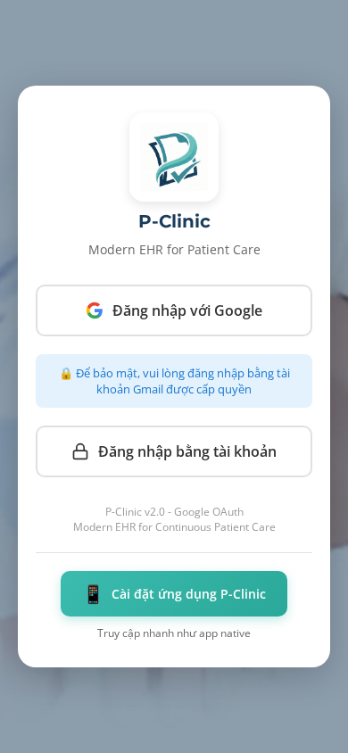 Login Mobile